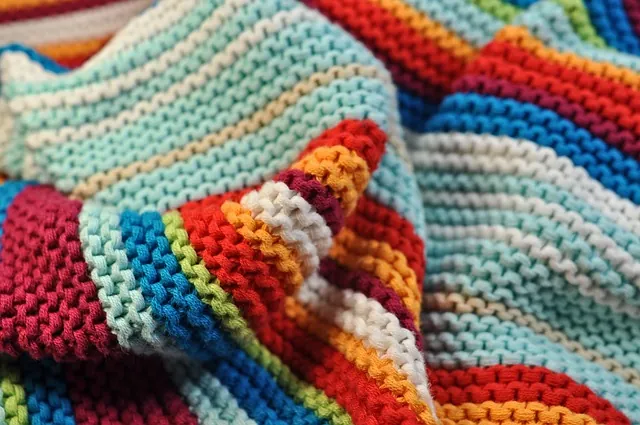 Knit fabric samples